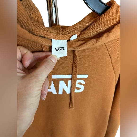 Vans Flying V Boxy Crop Hoodie Orange Size XS - Picture 3 of 10